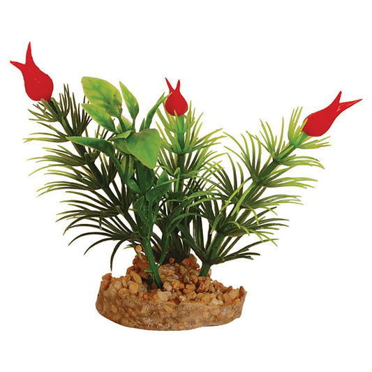 AQ Plant with Sandstone 4.5cm(base)x9.5cm