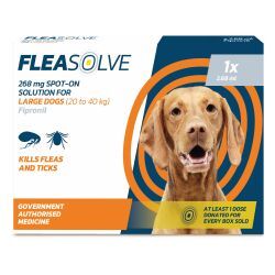 Fleasolve Spot on flea treatment - Dog