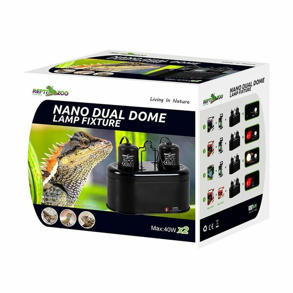 RZ Mini Duel Lamp Dome (Max 40w x 2)
