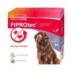 Beaphar FIPROtec Spot On Dog 4 pipette, 4tmnt