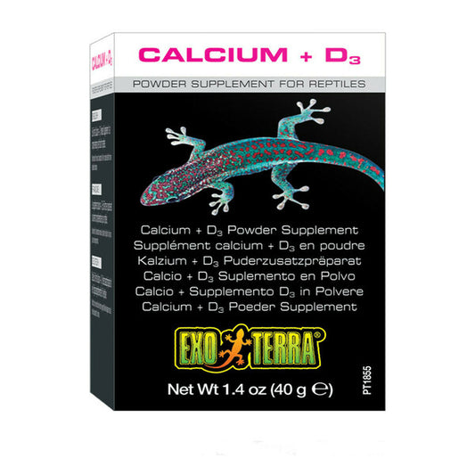 Exo Terra Calcium + D3 Powder Supplement