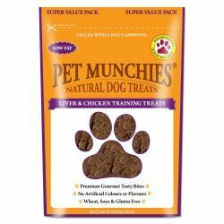 Pet Munchies Natural Liver & Chicken Training Treats Super Value Pack, 150g