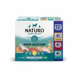 Naturo Adult Dog with Rice Mixed Selection Variety 12Pk, 400g