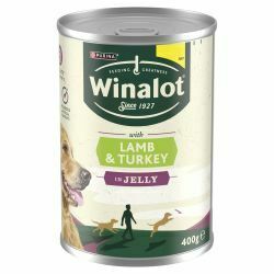 Winalot Lamb & Turkey in Jelly Wet Dog Food Can, 400g