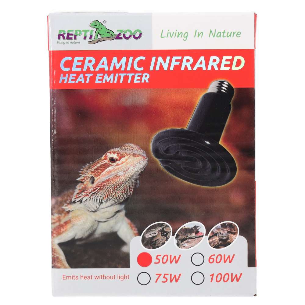 RZ Ceramic Heat Emitter, Black