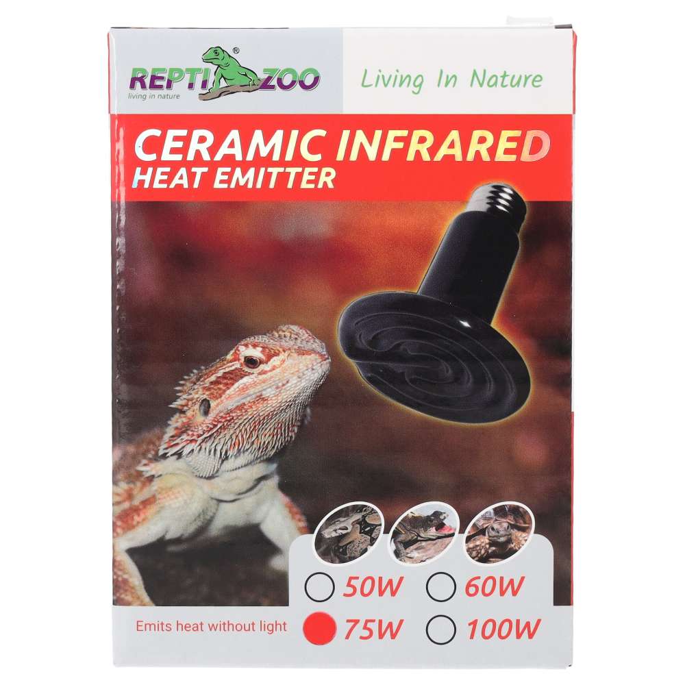 RZ Ceramic Heat Emitter, Black
