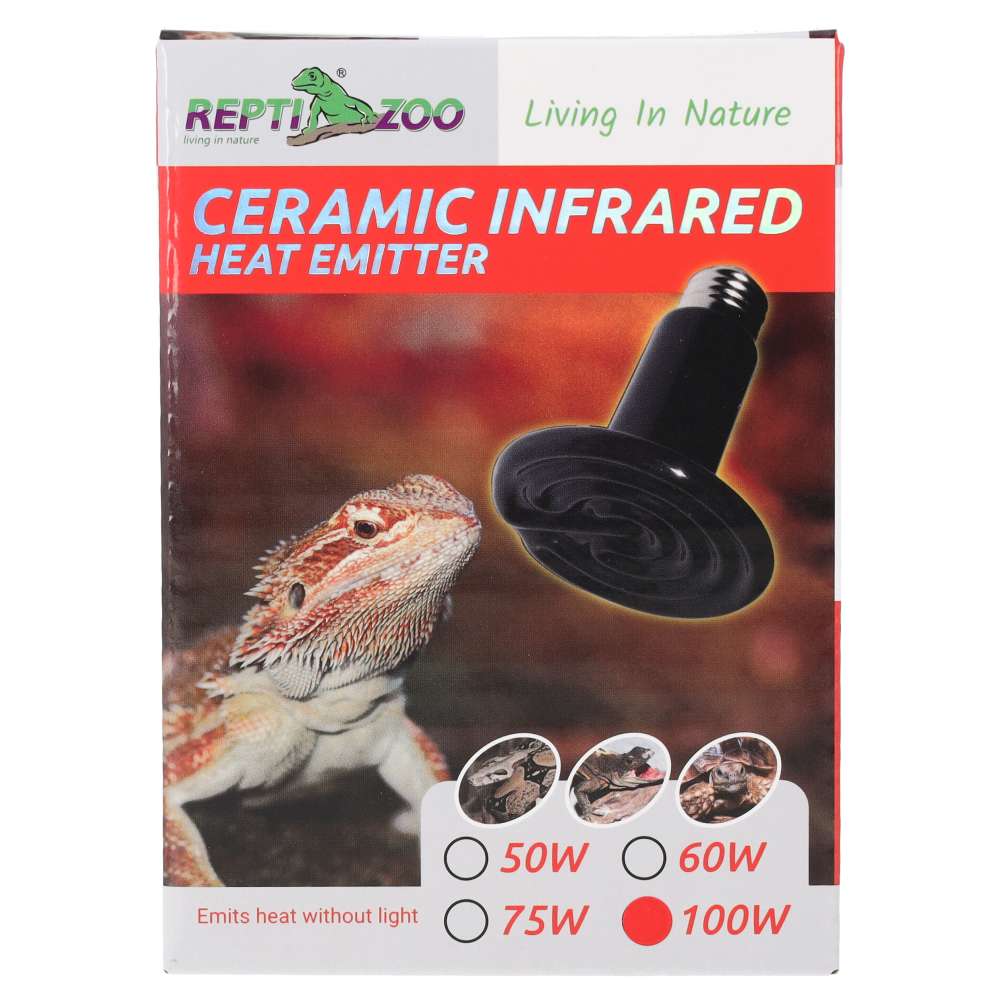 RZ Ceramic Heat Emitter, Black