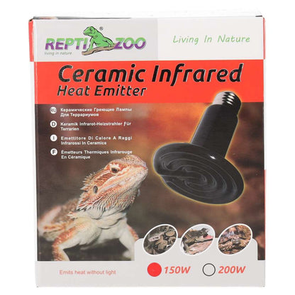 RZ Ceramic Heat Emitter, Black