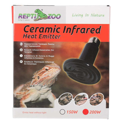 RZ Ceramic Heat Emitter, Black