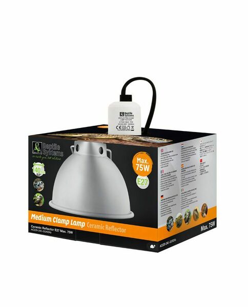 RS Ceramic Reflector Clamp Lamp