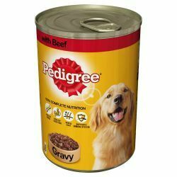 Pedigree Can in Gravy with Beef, 400g