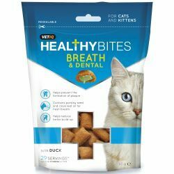 VETIQ Breath & Dental Cat Treats, 65g
