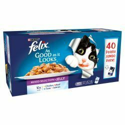Felix Pouch As Good As It looks Mixed Selection in Jelly 40 pack, 100g