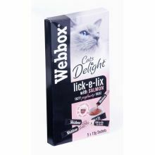 Webbox Lick-e-Lix Salmon & Omega 3&6, 5pk