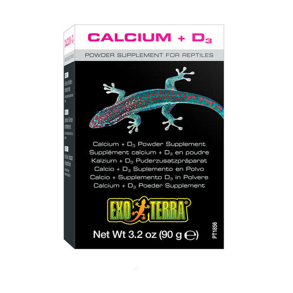 Exo Terra Calcium + D3 Powder Supplement