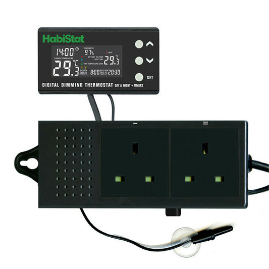 HabiStat Digital Dimming Thermostat Day/Night Timer 600w