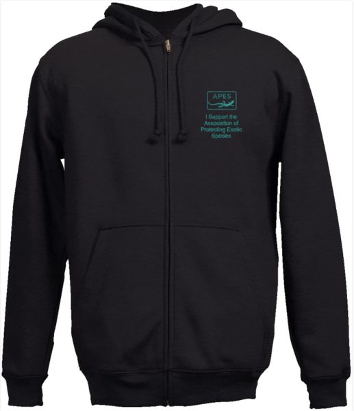 I Support APES Full Zip Hooded Sweatshirt
